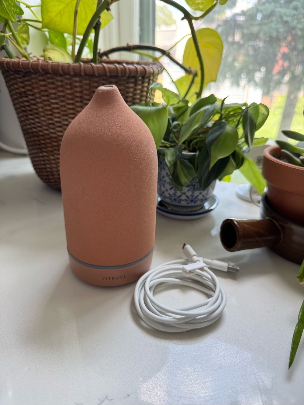 Vitruvi Stone Diffuser in Terracotta
